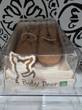 New Baby Shoes Baby Deer Size 2 Leather Shoes